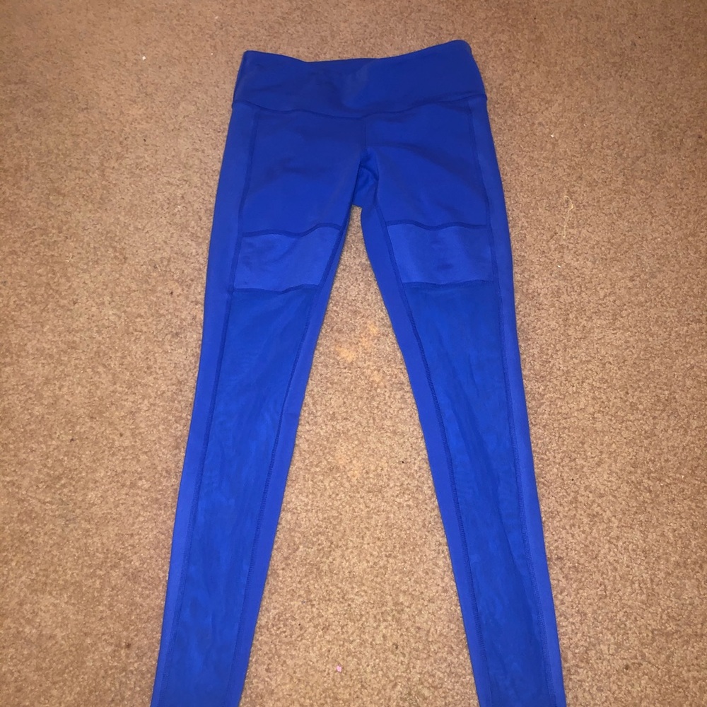 Cobalt blue full length leggings